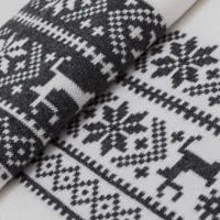 Kocyk dzianinowy (90x90) w opakowaniu prezentowym Reindeer