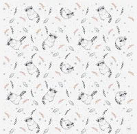 Less mess mat (120x120 cm) Raccoon