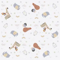 Less mess mat (120x120 cm)  Giraffe & Friends