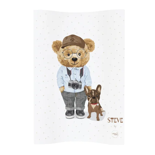 Przewijak miękki profilowany COSY (48x70) Fluffy Puffy Steve