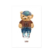 Plakat 30x40 cm Fluffy Puffy Stu