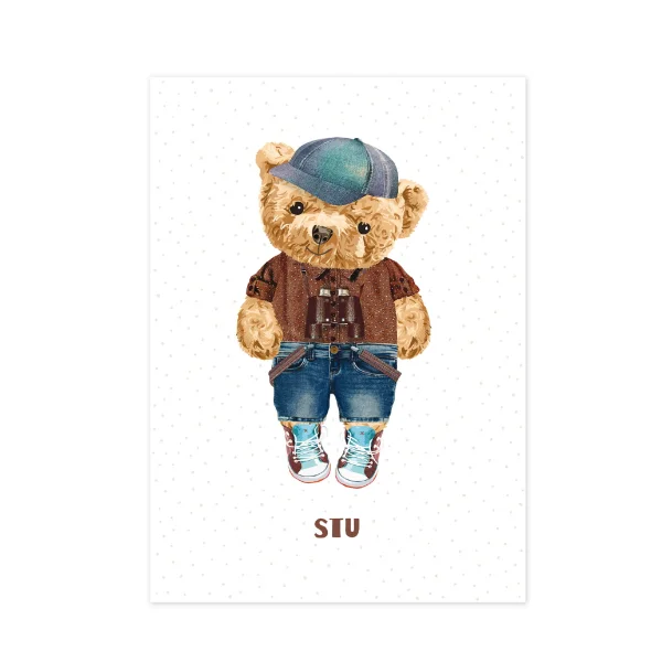 Plakat 30x40 cm Fluffy Puffy Stu