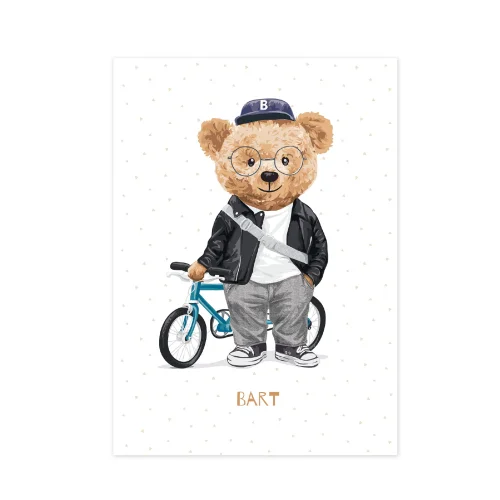 Plakat 30x40 cm Fluffy Puffy Bart