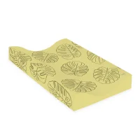 Przewijak miękki profilowany COSY (48x70) Monstera Mustard