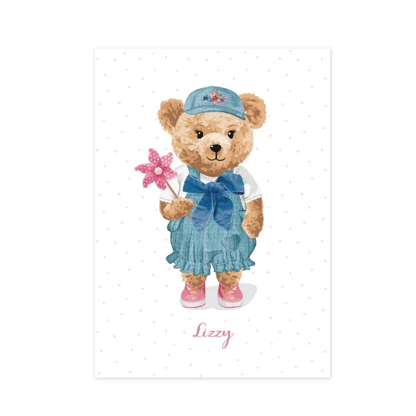 Plakat 50x70 cm Fluffy Puffy Lizzy