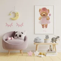 Plakat 50x70 cm Fluffy Puffy Lizzy