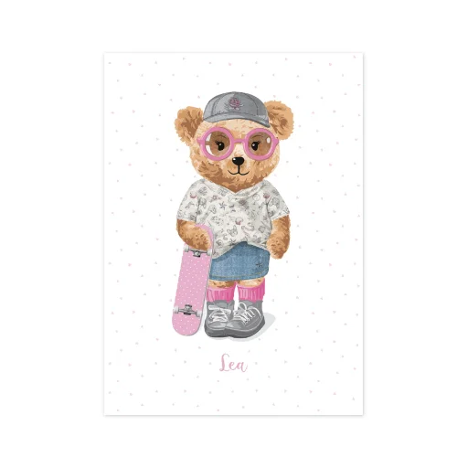 Plakat 50x70 cm Fluffy Puffy Lea