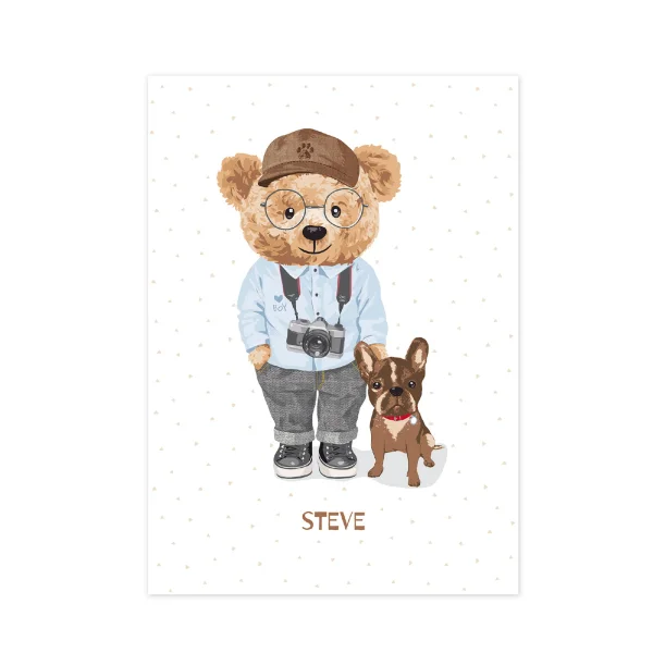 Plakat 50x70 cm Fluffy Puffy Steve