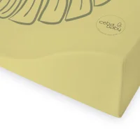 Przewijak miękki profilowany COSY (48x70) Monstera Mustard