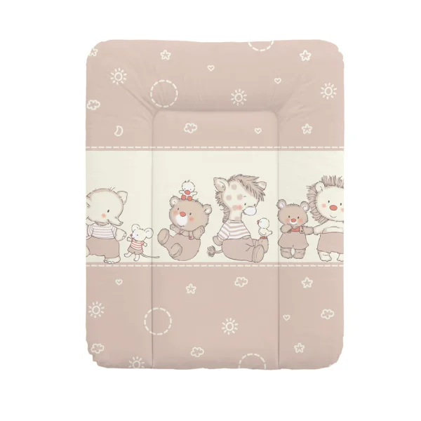 Soft changing mat small (50x70) Ducklings brown
