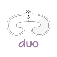 Duo PHYSIO Pillow Denim Style Stars blue Ceba Baby