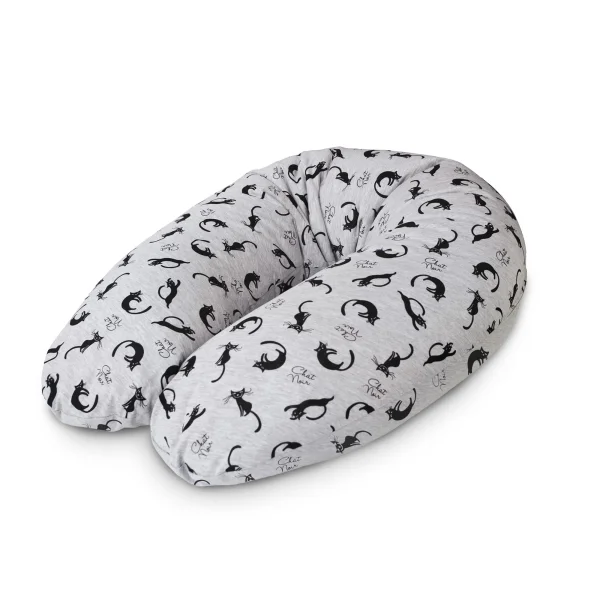 Maternity PHYSIO Pillow Multi Grey Cats jersey