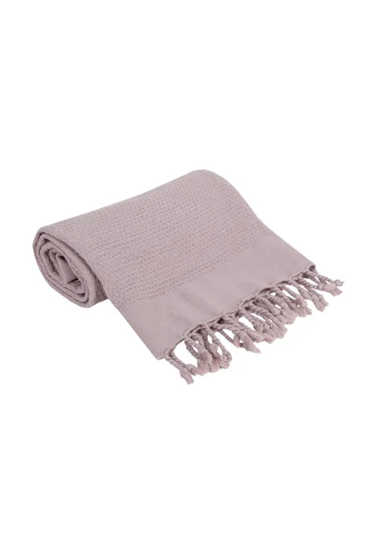 Kocyk wielofunkcyjny dziecięcy bawełniany denim (90 x 85) Beige