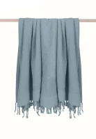 Kocyk wielofunkcyjny dziecięcy bawełniany denim (90 x 85) Blue