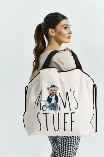 Torba Women"s Stuff Bag Fluffy Puffy Bart beżowa