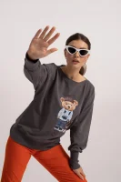 Women"s sweatshirt (L/XL) Fluffy Puffy Steve graphite