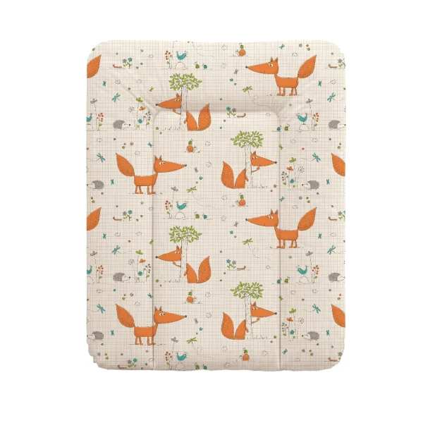 Soft changing mat small (50x70) Fox ecru