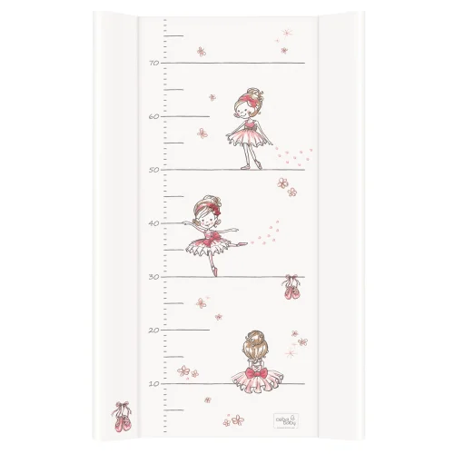 Hard changing mat long (80) Prima Ballerina white
