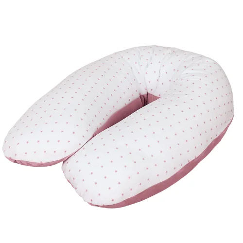 Maternity PHYSIO Pillow Multi Stars pink velour