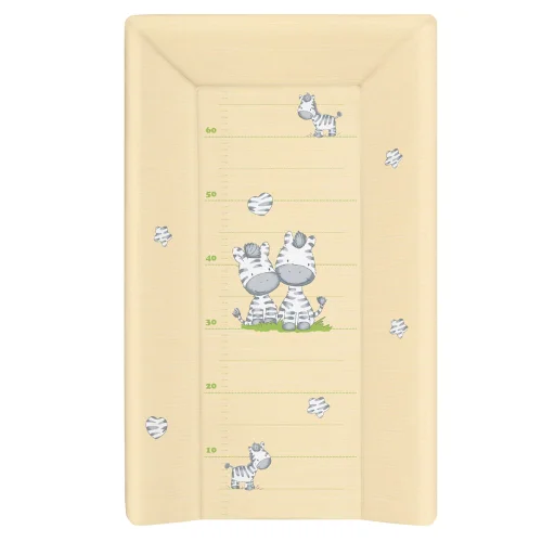 Hard changing mat long with a bolster (80) Zebra yellow