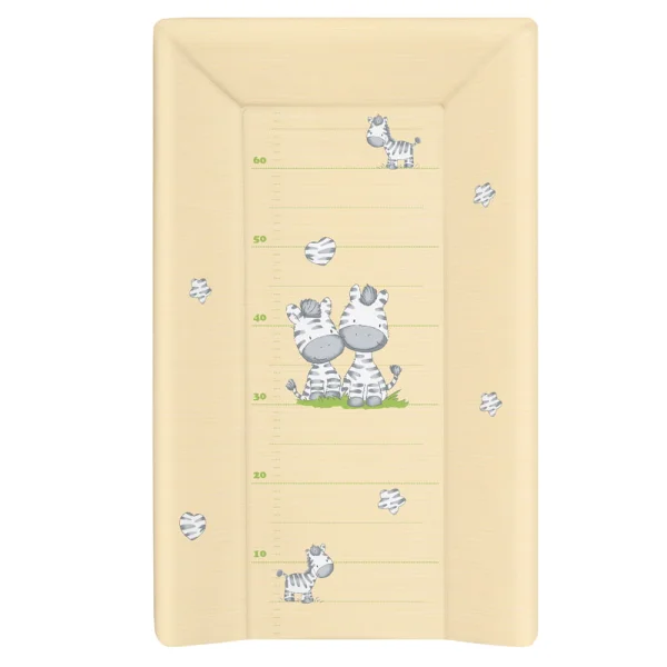 Hard changing mat long with a bolster (80) Zebra yellow